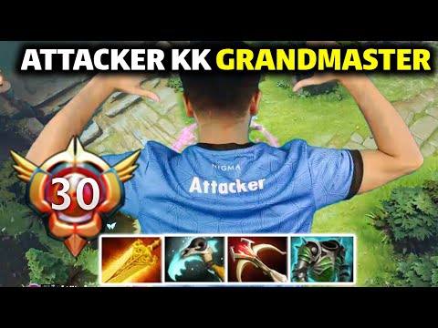 ATTACKER Grandmaster KUNKKA - He is the best Kunkka Spammer