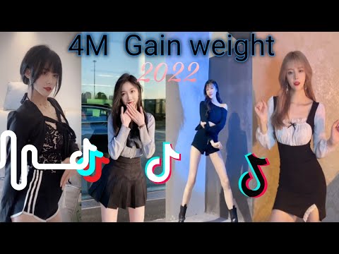 4MINUTE- Only Gained Weight 살만찌고 || Cute  girl 💕 Tiktok Compilation (dance)