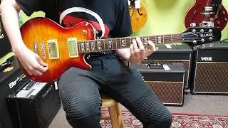 Video thumbnail for Hamer Monaco Flame Top electric guitar demo at Basone Guitar Shop is Vancouver by BasoneGuitars