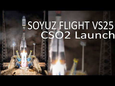 Arianespace and Roscosmos Launches VS25 Soyuz CSO 2 Mission | 4K