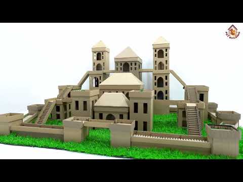 Build Hamster Maze - DIY Hamster Castle Cardboard