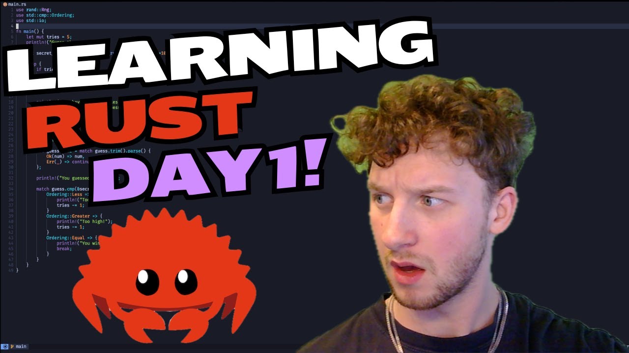 The Rust Programming Language - Day 1: New Beginnings! 🦀