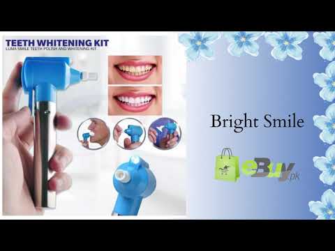 Luma smile tooth oral polisher whitener stain remover with l...