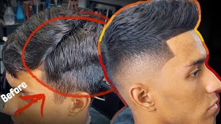 WIDE FAUX HAWK With BLURRY FADE! Beginner Fade Tutorial!