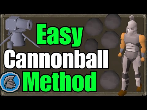 How To Get Tons of Steel Bars For Cannonballs (Ironman)
