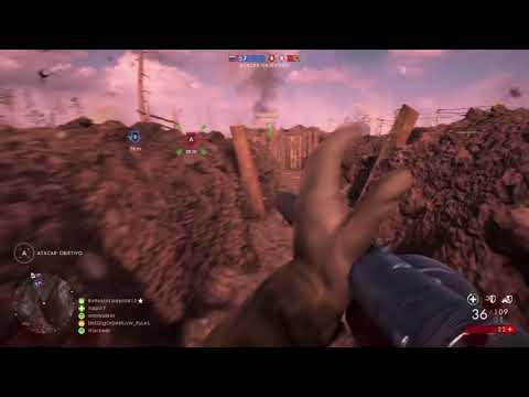 Rachita buena en la trinchera.