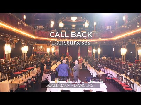 CALL BACK DANSEURS/DANSEUSES I PARTIE 2 I Nouvelle revue du Paradis Latin par Kamel Ouali