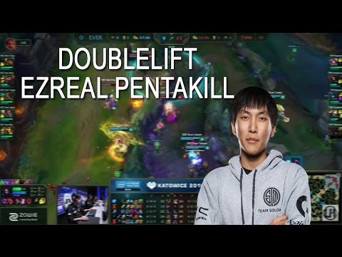 Doublelift Ezreal Pentakill - Esc Ever vs Team SoloMid | IEM Katowice 2016