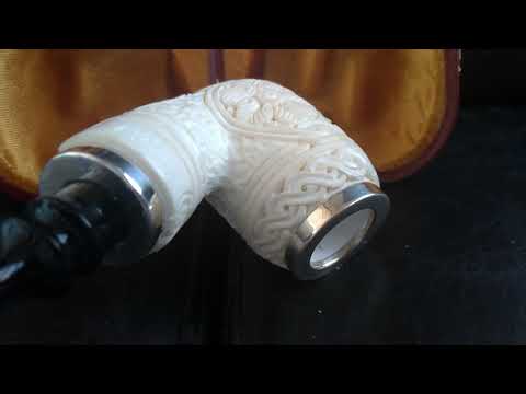 REVERSE CALABASH MEERSCHAUM PIPE by CPW CALABASH PIPES #11