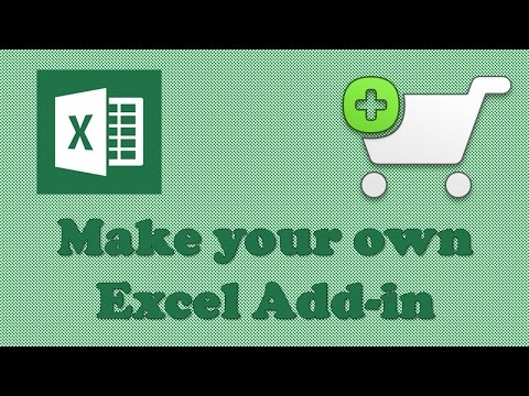 Excel add ins : How to Make your own Excel Add-ins
