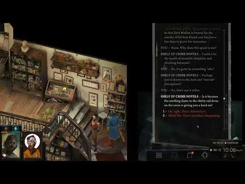 Disco Elysium - Kim sees Harry's bulge and proceeds to silently laugh