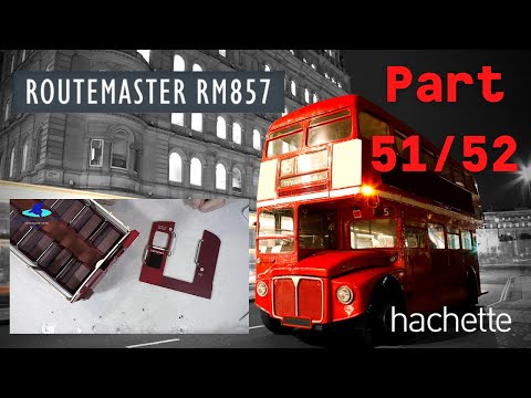 Hachette Routemaster RM857 Londonbus Part 51 & 52 - Die vordere und hintere Wand des Unterdecks!