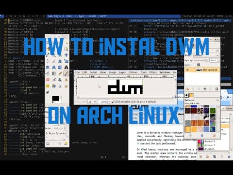 How to install DWM on Arch Linux