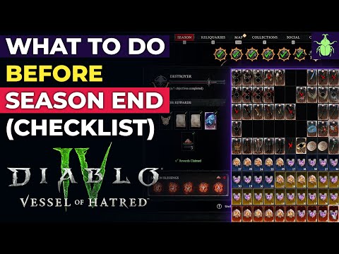 Diablo 4 - What To Do Before Season End (Checklist)