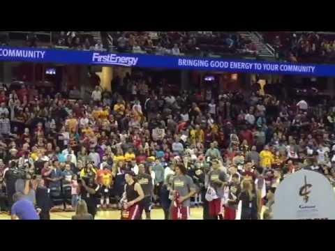 Cleveland Cavaliers Scrimmage Game | JR Smith & Mo Williams half-court contest