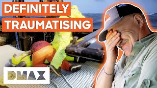 Wizard Deckhand Nearly Killed While Stuck To Rope | Deadliest Catch