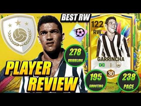 GARRINCHA IS UNSTOPPABLE! ⚡🔥 117 GINGA Icon Garrincha Player Review! BEST RW META?! – FC Mobile 26