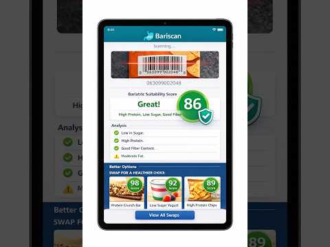 Bariscan: Bariatric Food App video thumbnail