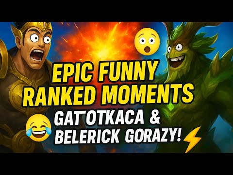Epic Funny Moments with Gatotkaca & Belerick | MLBB Ranked Highlights