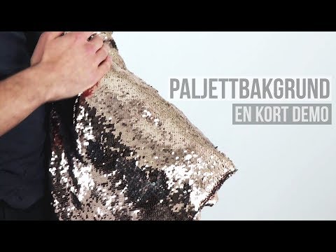 Paljettbakgrund - en kort demo