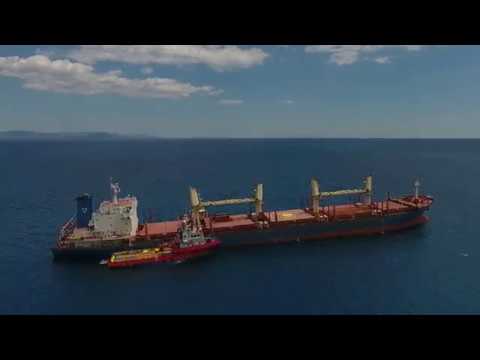 Megatugs salvage of the bulk carrier St Gregory phase B