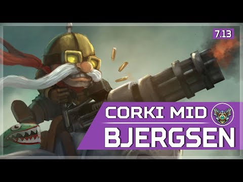 506. Bjergsen Corki vs Taliyah Mid - July 10th, 2017 - Patch 7.13 Season 7