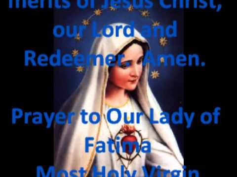 POWERFUL PRAYERS TO OUR LADY OF FATIMA