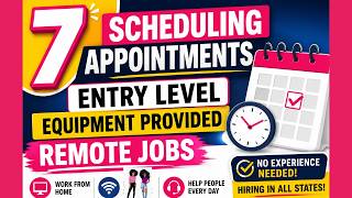 Best Remote Jobs If You Have Customer Service Experience ( Scheduling Appointments )