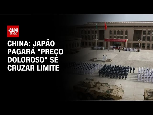 Japão pagará "preço doloroso" se agir sobre Taiwan, diz Exército da China | LIVE CNN