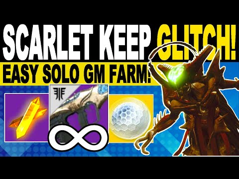 Easy GRANDMASTER GLITCH! Fast SOLO The SCARLET KEEP Nightfall Guide! Destiny 2 Season Of The Seraph
