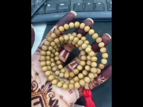 Indian white sandalwood bead