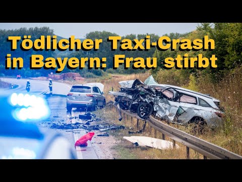 Fatal taxi crash in Bavaria: 49-year-old woman dies