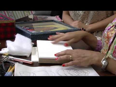 Mulher.com 18/10/2013 Sandra Tomaz - Caixa com patch embutido Parte 1/2