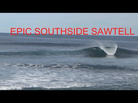 Huge swell hits Sawtell surfers rip it up