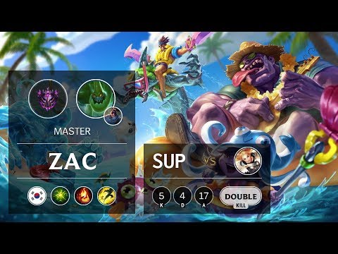 Zac Support vs Lux - KR Master Patch 9.6