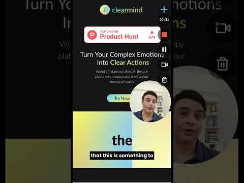 AI Now Offers Thereapy - ClearMind #ai #powerai #shorts