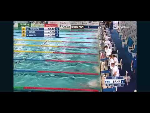 Matteo Restivo ~ 200 metri dorso ~ campionati italiani invernali Riccione 2022