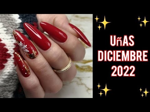 DISEÑOS DE UÑAS DICIEMBRE 2022 #tendenciaenuñas #uñasdecoradas #uñasnaturales  #nails #uñasdiciembre