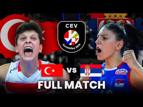 Turkiye 🇹🇷 vs Serbia 🇷🇸 | Full Match | CEV EuroVolley 2019 FINAL