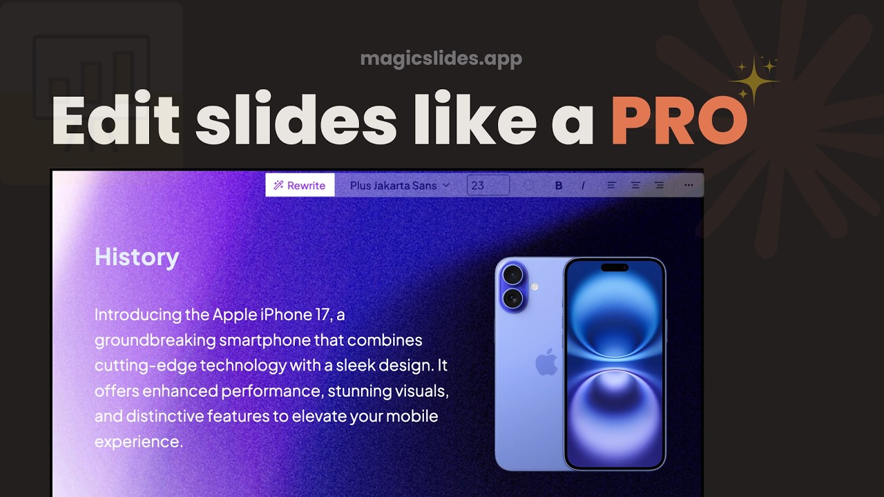 Create Stunning Presentations with Magicslides AI Editor | Full Tutorial