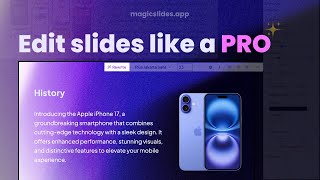 Create Stunning Presentations with Magicslides AI Editor | Full Tutorial