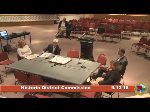 Historic District Commission 9.12.18