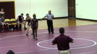 University Christian Wrestling. Cameron Wiley @ 106. Episcopal HS 01/27/2015