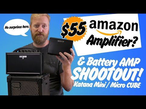 Battery amp SHOOTOUT! - Amazon Basics $55 amp / BOSS Katan MINI / Roland micro CUBE