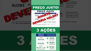 3 AÇÕES | KLBN4, RANI3 OU SUZB3 - CONFIRA O PREÇO JUSTO E A MAIS BARATA HOJE #klbn4 #rani3 #suzb3