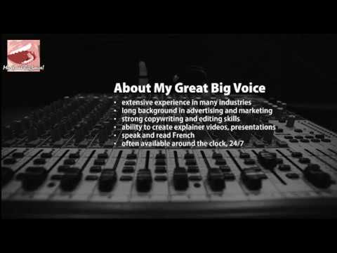 Promotional video thumbnail 1 for My Great Big Voice!