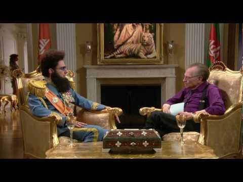 The Dictator - Larry King Interview with Admiral General Aladeen