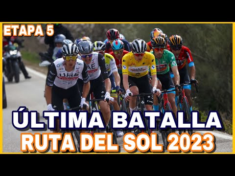 RESUMEN ETAPA 5 ➤ RUTA del SOL 2023 🇪🇸 Fin con Batalla