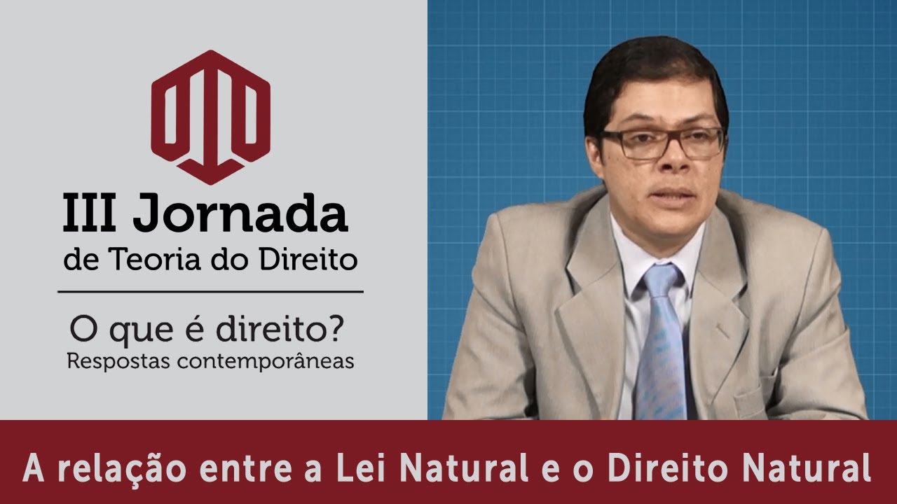 Palestra: "A Relação entre a Lei Natural e o Direito Natural"  - Prof. Dr. Sandro Alex Simões