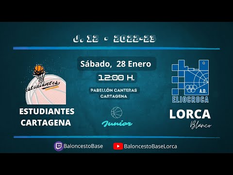 Baloncesto Junior. C.B. Estudiantes - A.D. Eliocroca Lorca